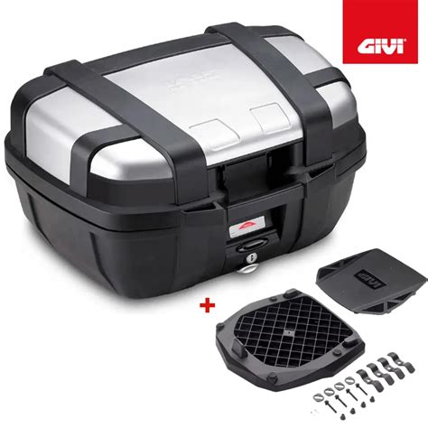 Baú Givi Top case Trekker Trk52n 52 L Alumínio Base E251Givi