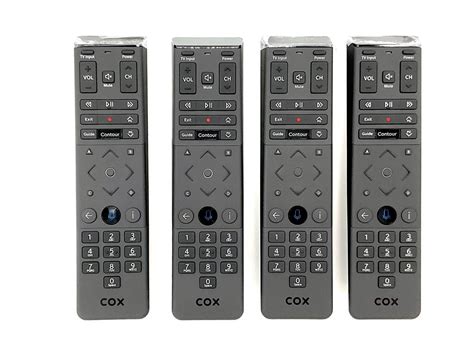 4 Pack Replacement Cox Voice Remote Control Xr15 For Tvs Cable Box Audio Devices