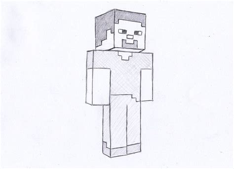 How to Draw Steve From Minecraft