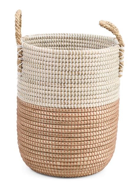 Medium Seagrass Storage Basket Seagrass Storage Baskets Storage