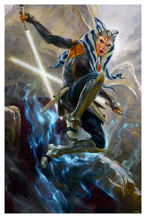 Star Wars: Rebels - Ahsoka Tano Hanging in the Balance Unframed Art ...