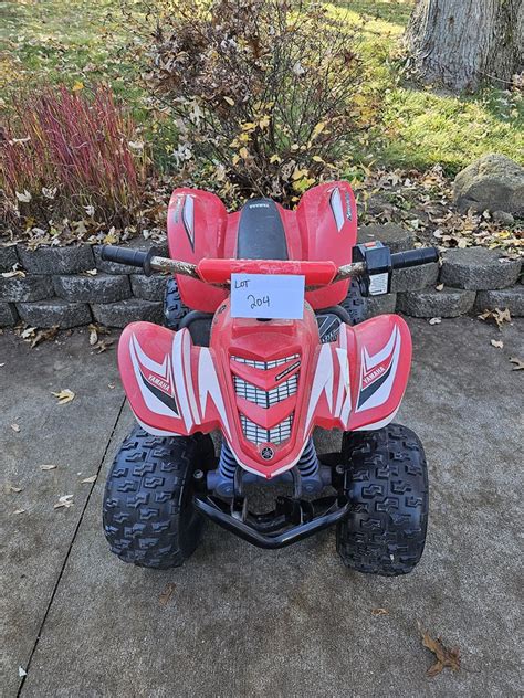 Jandk Estate Sales And Auctions Yamaha Raptor 700r Power Wheels No Battery