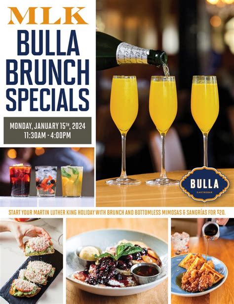 Bulla Gastrobar Brunch Special January Th Pm The Doral