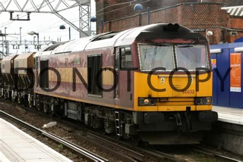 Uk Diesel Train Railway Photograph Of Class 60 60002 Loco Rm60 10 £1