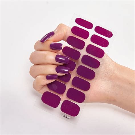 Nailart Etiket Saf D Z Renk Kendinden Yap Kanl T Rnak Sticker T Rnak