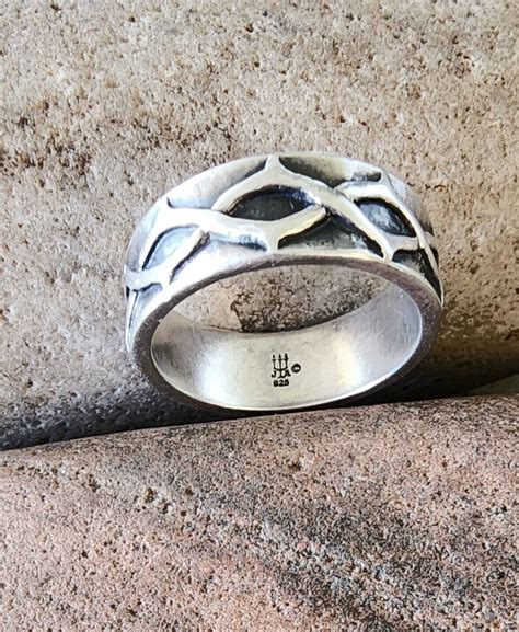 Retired James Avery Crown Of Thorns Ring Size Uni Gem