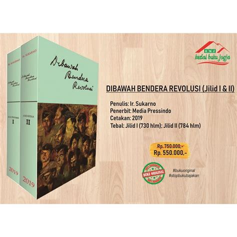 Jual Buku Ir Sukarno Dibawah Bendera Revolusi Jilid I Ii