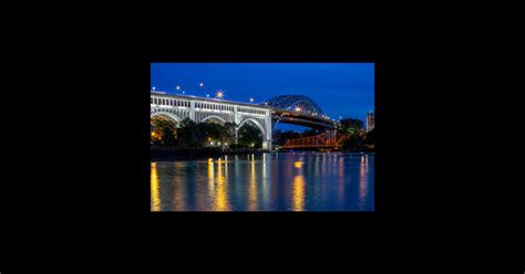 Cleveland Colored Bridges Colored Bridges Sticker Teepublic
