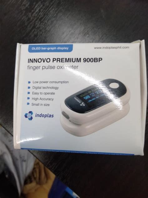 Indoplas Rechargeable Pulse Oximeter Health Nutrition Health