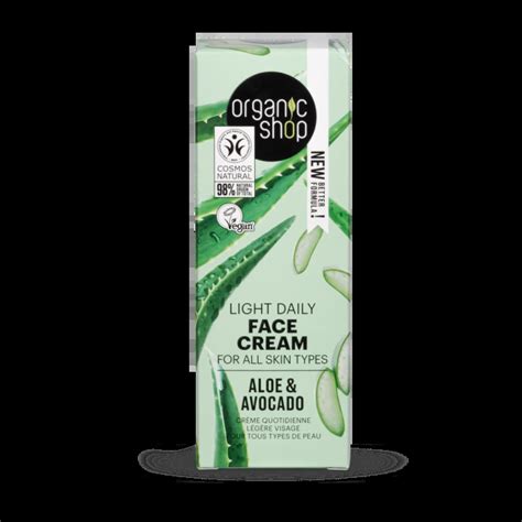 Organic Shop Crema Facial De Dia Palta Y Aloe Ml