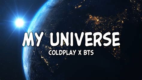 Coldplay X BTS My Universe English Lyrics YouTube Music