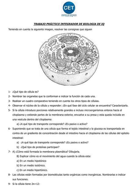 Biología trabajo práctico integrador Desconocido uDocz