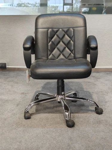 Low Back Black Office Staff Chair Fixed Arm At Rs 4200 In Ahmedabad