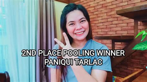 2ND PLACE POOLING WINNER PANIQUI TARLAC YouTube