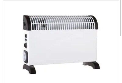 Kw Convector Heater With Timer Turbo Fan Pro Elec Ebay