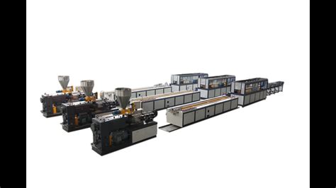 WPC Extrusion Line PE PP WPC Profile Production Line WPC Machinery