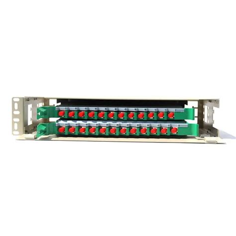 Kolorapus U Fiber Optic Patch Panel Odf Core Port Rack Mount Fibra