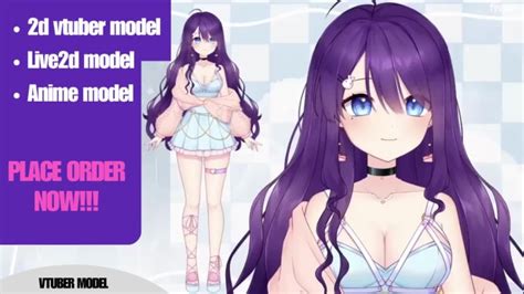 Concevoir Et Installer Un Joli Modèle Vtuber 2d Live2d Modèle Vtuber