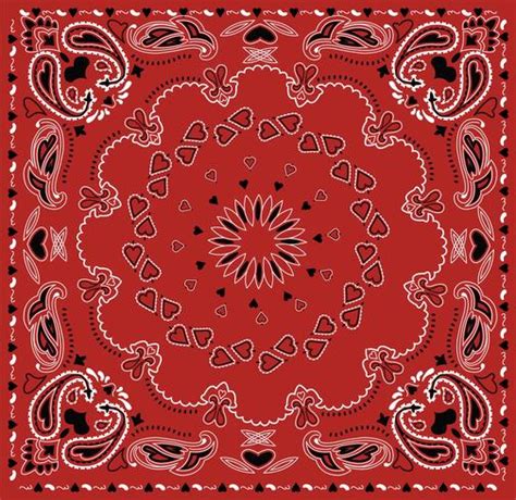 Bandana Heart Vector Pattern 226382 Vector Art at Vecteezy