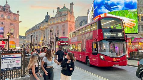 England Central London Sunset Walk Relaxing Walking Tour In West End