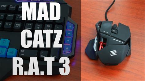 Игровая мышь MadCatz R.A.T 3 - YouTube
