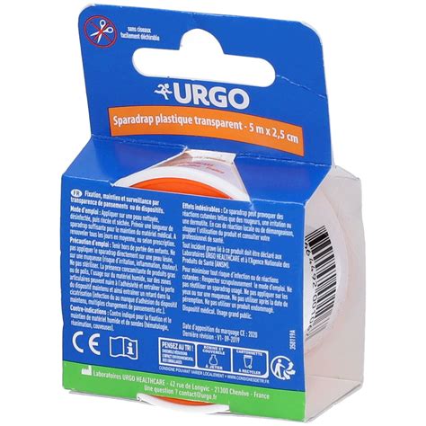 Urgo Urgoplastic Film Transparent Sparadrap Discret M X Cm Pc S