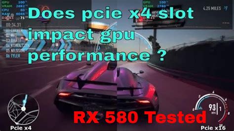 PCI Express x16 vs x4 , Any difference in gpu performance ? - YouTube