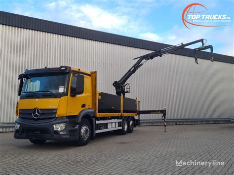 Mercedes Benz Antos 2540 6x2 Hiab 16TM Kraan Crane Kran Bouw