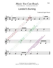 London S Burning Traditional English Round Canon Lyrics London S