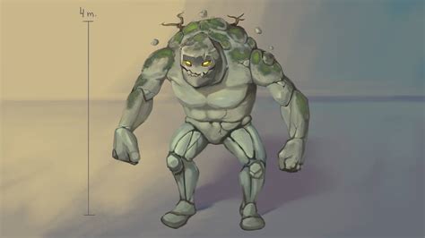 Golem concept art (2021) by WizardBrUzEr on DeviantArt