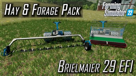 Hay And Forage Pack Brielmaier Efi Mower Windrower Farming