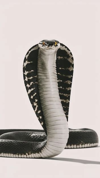 Premium Photo King Cobra The Worlds Longest Venomous Snake Isolated