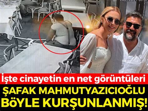 Son dakika Şafak Mahmutyazıcıoğlu böyle kurşunlanmış Cinayetin en net