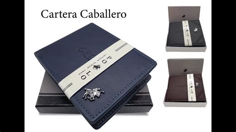 Cartera Caballero Billetera Marca Polo League Since Youtube