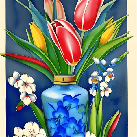 Linda Pintura De Natureza Morta De Um Frasco De Perfume Cloisonn