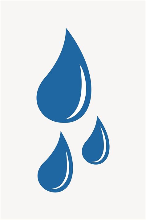 Water Drops Collage Element Vector Free Vector Rawpixel