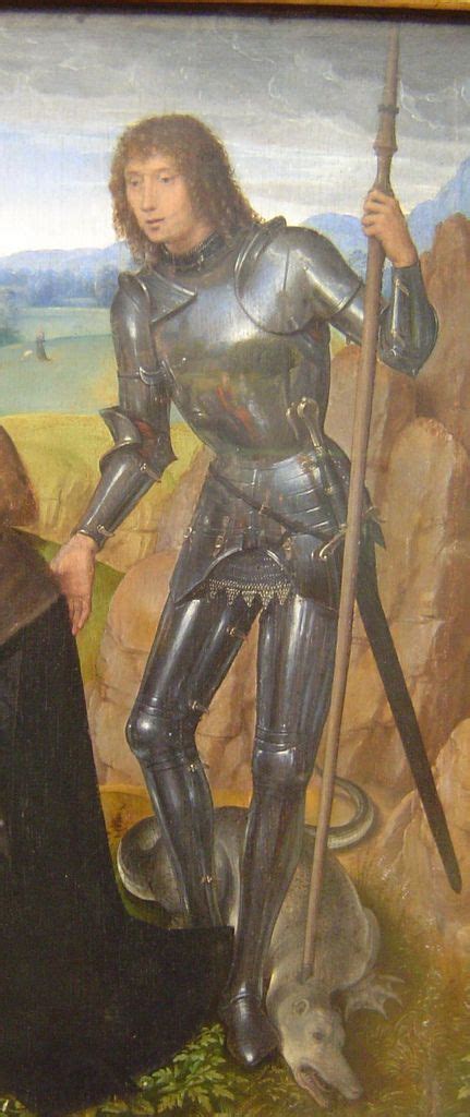 Ca St George And Donor Hans Memling Flanders Alte