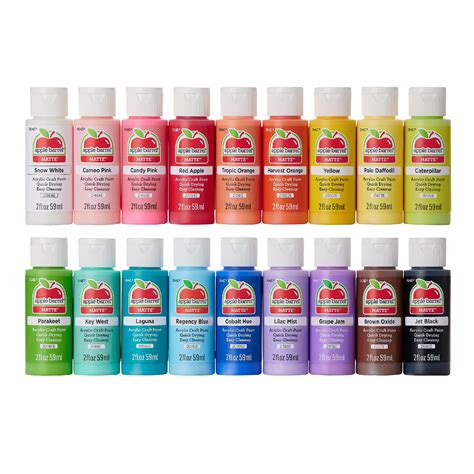 Buy Apple Barrel Acrylic Paint Set PROMOTCK 18 2 Fl Oz 59 Ml