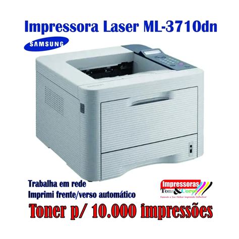 Impressoras Tons E Cores Impressora Laser Samsung Ml Dn