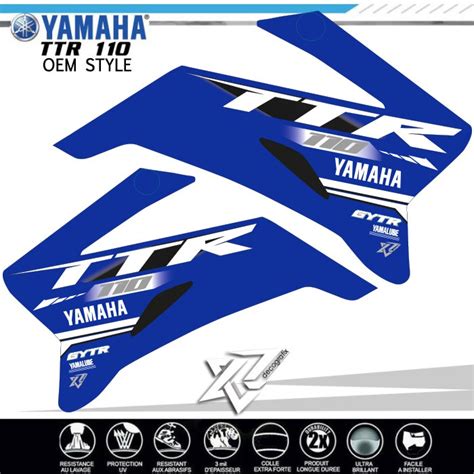 KIT DECO TTR 110 OUIES Pour Moto YAMAHA TTR110 TTR 110 Decografix