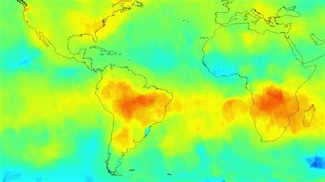 Carbon Dioxide Satellite Mission Returns First Global Maps Bbc News