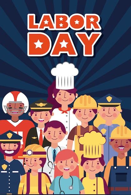 Premium Vector Labor Day Card