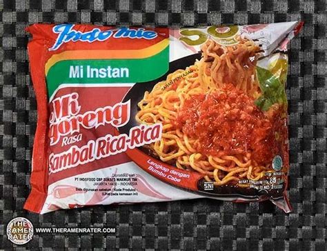 Indomie Mi Goreng Rasa Sambal Rica Rica Indonesia The Ramen