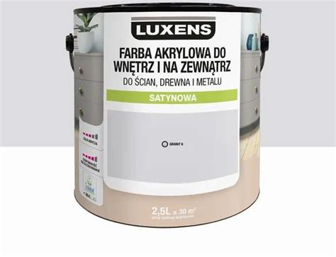 Farba Luxens Emalia Sat L Granit Opinie I Ceny Na Ceneo Pl