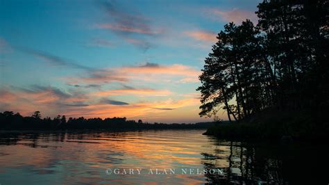 Sunset over Lake Vermillion : : Gary Alan Nelson Photography