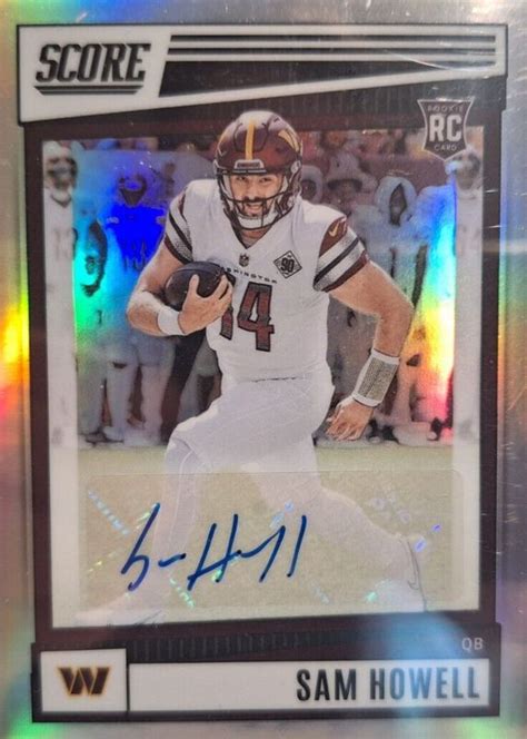 Sam Howell Chronicles Sp Score Premium Rookie Signatures