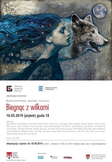 biegnac z wilkami plakat Przegląd Bałtycki