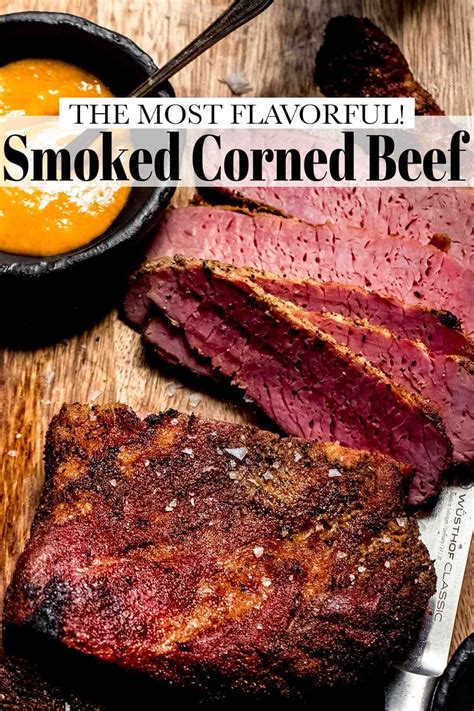 Smoked Corned Beef Brisket Traeger Or Pellet Grill Recipe