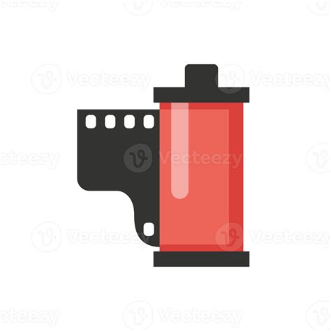 Vintage Photo Camera Film Roll In Flat Style 26565291 Png