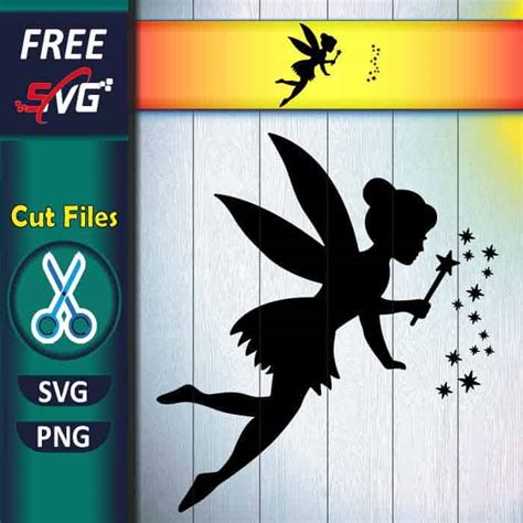 Tinkerbell Outline SVG Free Disney Fairies Tinker Bell SVG Free SVG